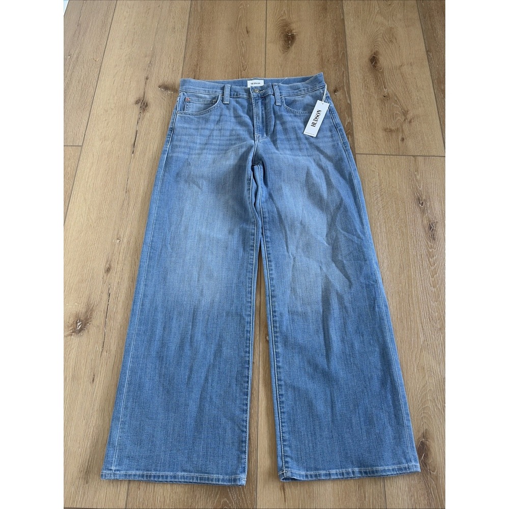 Hudson Rosalie Wide Leg Jeans Womens‎ Size 27 Blue Medium Wash Mid Rise Stretch